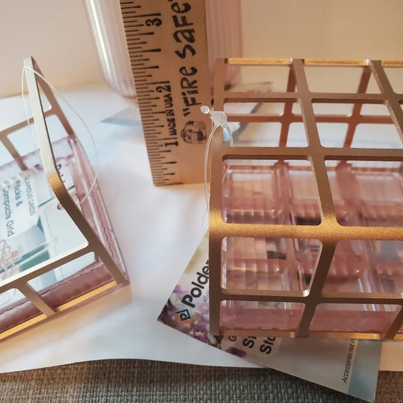 Pink Storage Organizer Set, with Gold Metal - Picture 12 of 13